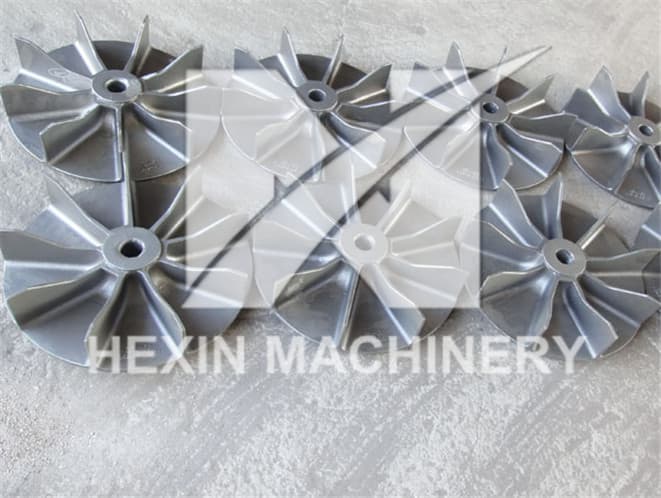 fan wheels for heat treatment furnace